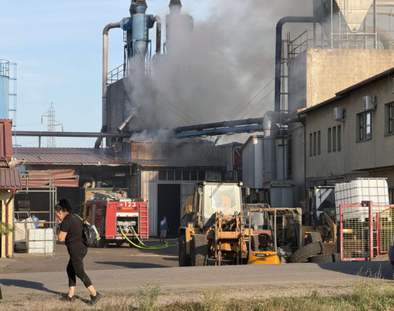 Bijeljina: Požar u pilani "Rašević", vatrogasci na terenu (VIDEO)