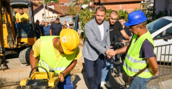U toku izgradnja vodovoda u Karađorđevoj ulici