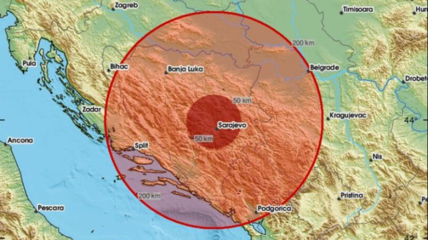 Zemljotres kod Visokog, osjetio se na širem području BiH