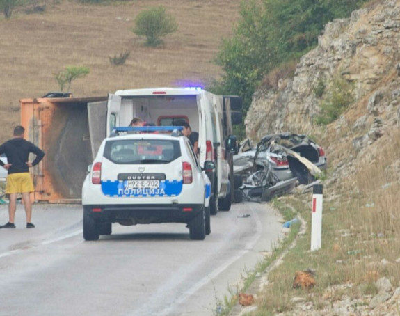 Teška saobraćajna nesreća na Manjači