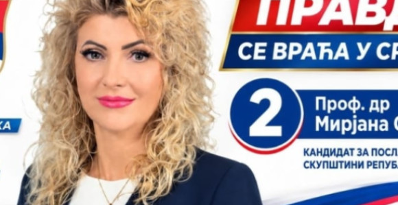 Mirjana Orašanin kandidat SDS za poslanika u NSRS