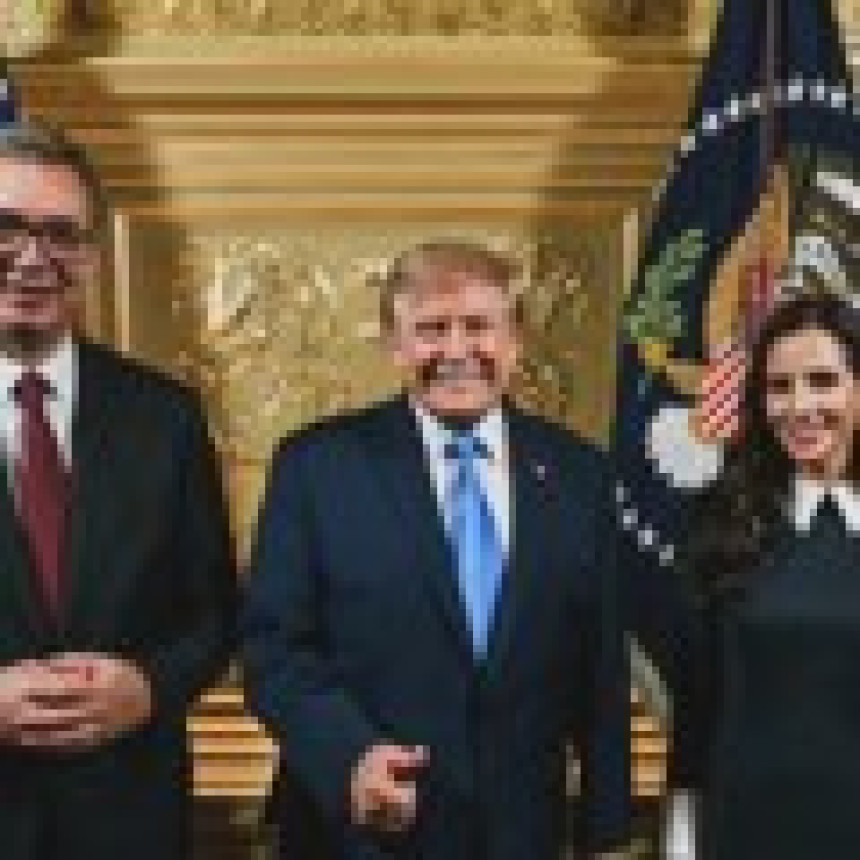 Tamara Vučić objavila fotografiju sa Trampom i Vučićem