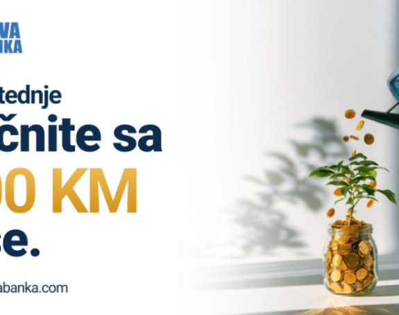 Nova banka: Dan štednje počnite sa 100 KM više