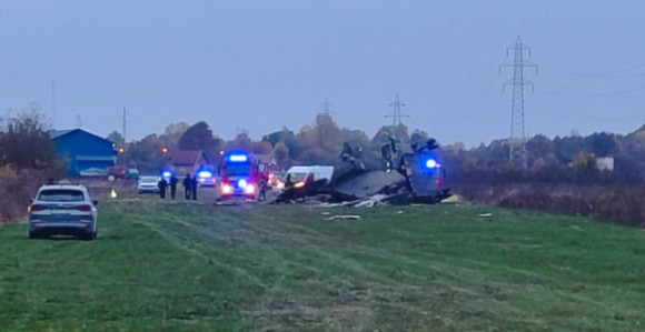 Srušio se vojni helikopter u Goricama kod Brčkog (VIDEO)