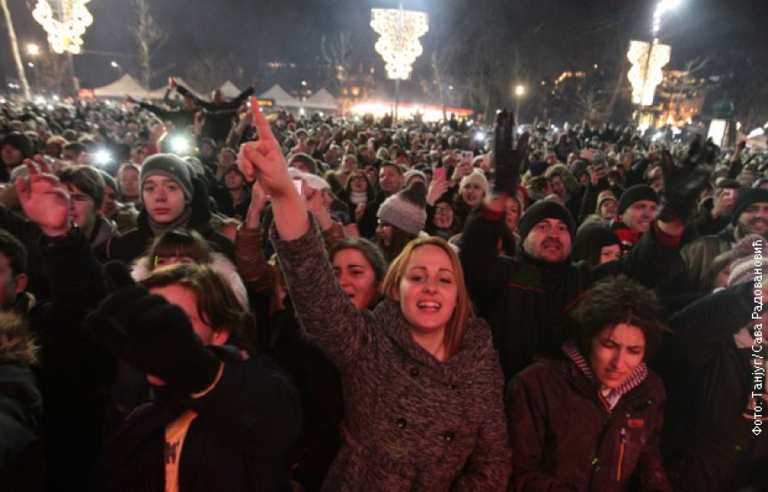 Србија у 2017. уз Бајагу, Дугме...