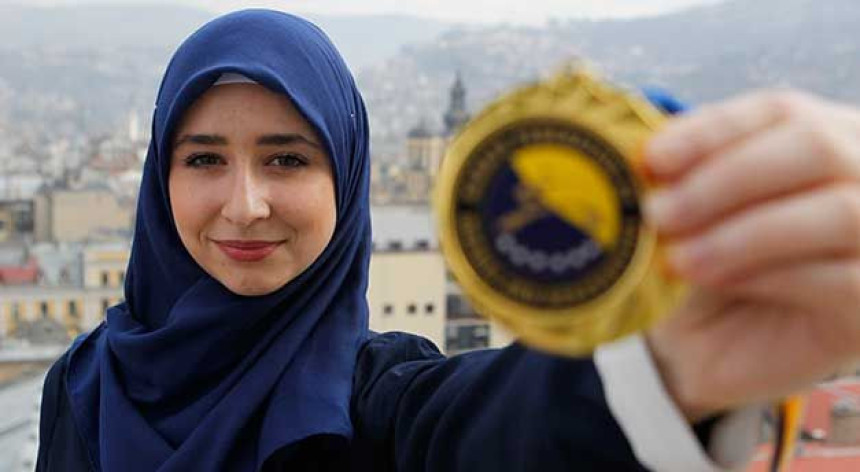 Шампионка БиХ са хиџабом!