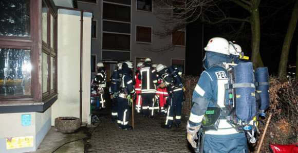 Zapaljena zgrada IZ u Bielefeldu