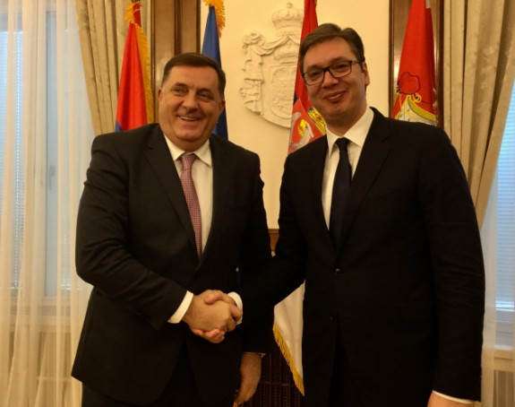 Susret Vučića i Dodika u Beogradu