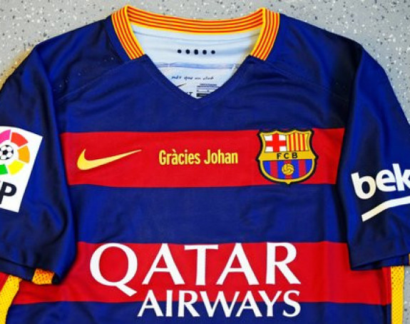 Кројф уз Барселону на "Ел класику"!