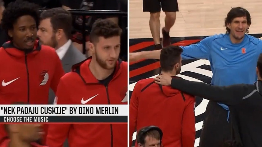 Video: "Nek' padaju ćuskije" i Nurkić i Bobi...!