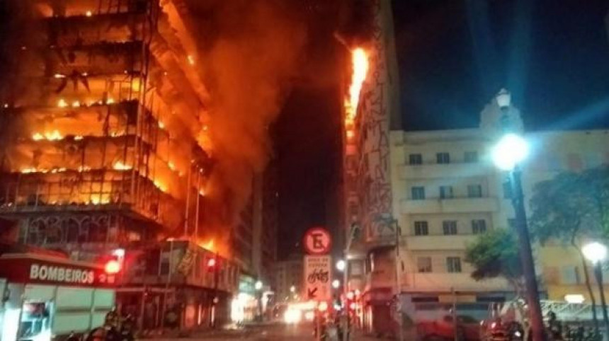 Sao Paulo: Veliki požar u zgradi