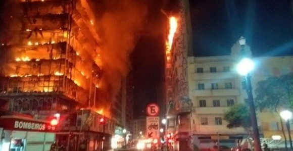 Sao Paulo: Veliki požar u zgradi