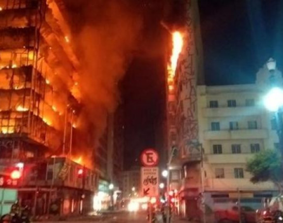 Sao Paulo: Veliki požar u zgradi