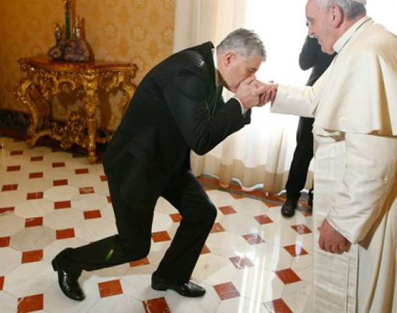 Čović u posjeti papi Franji