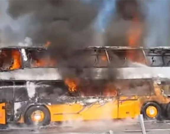 Kako je izgorio srpski autobus?