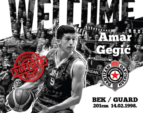 Gegić iz Bajerna u Partizan! Volim Partizan!