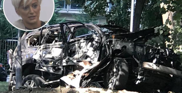 Eksplodirao auto voditeljke Pinka
