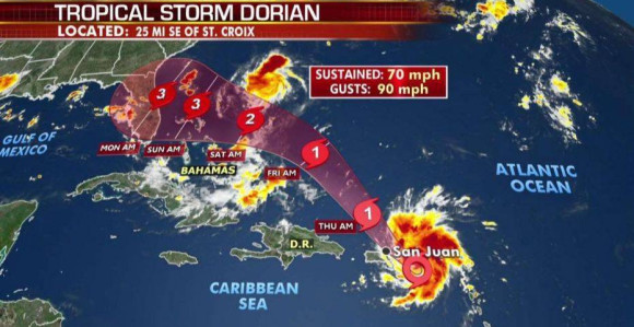 SAD: Stiže uragan "Dorijan": Udari vjetra 240 km/h