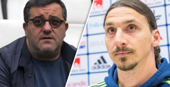 Raiola: Zlatan je odbio ponudu od 100 milona evra!
