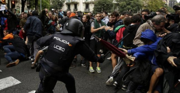 Haos u Kataloniji: Povrijeđeno 460