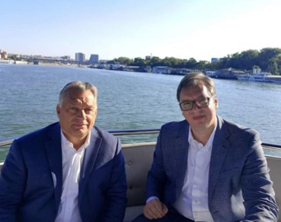 Iznenadni susret Vučića i Orbana u Beogradu