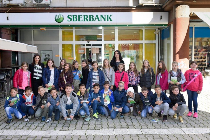 Učenici u posjeti Sberbanci