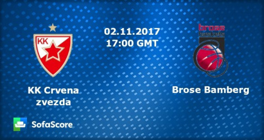 EL - Zvezda čeka Bamberg: I bez Antića - na pobjedu!