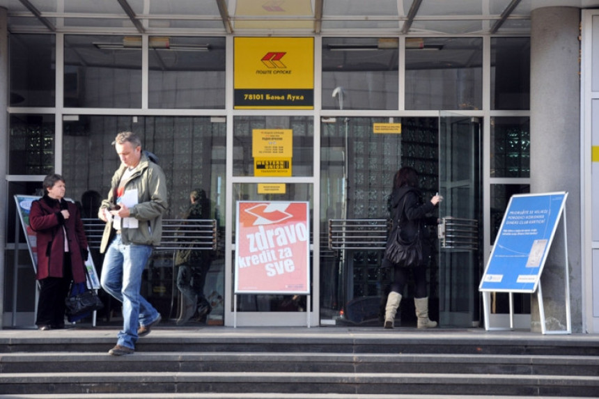 "Pošte Srpske“ gomilaju gubitak