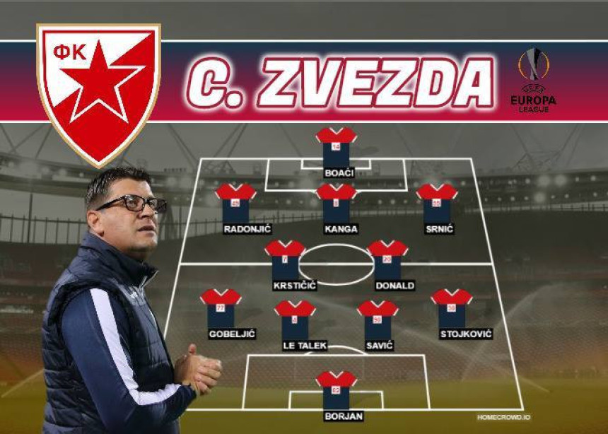 LE: Crvena zvezda - tim za Arsenal...