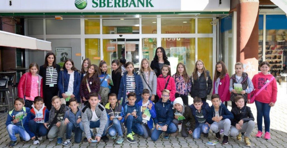 Učenici u posjeti Sberbanci