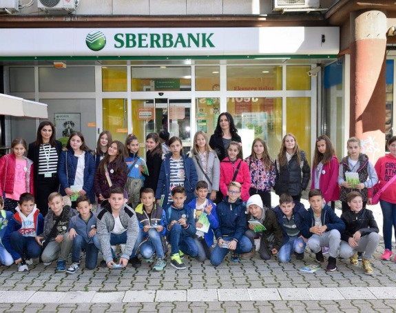 Učenici u posjeti Sberbanci