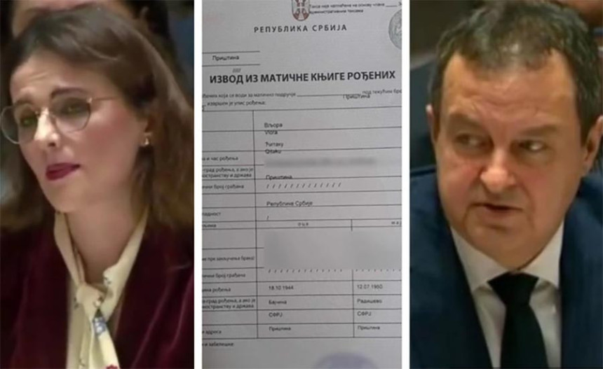 Dačić u UN donio rodni list Vljori Čitaku