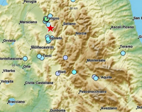 Zemljotres pogodio centralnu Italiju