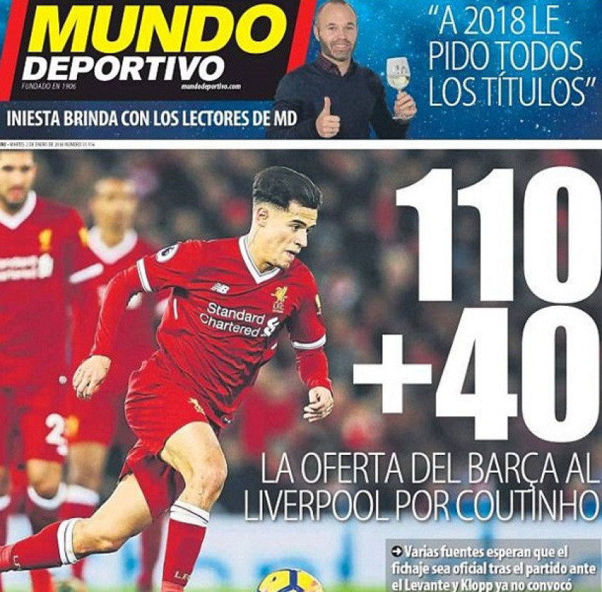 Барса појачала понуду за Кутиња, он штрајкује?!