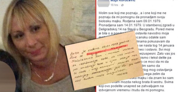 Pomozimo joj da nađe majku koja je ostavila