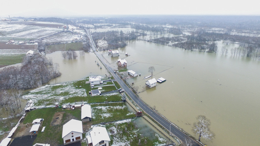 Poplave oštetile puteve u Srpskoj