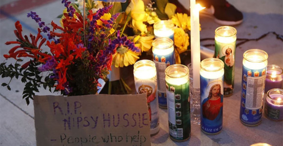 LA: Stampedo na pomenu reperu 