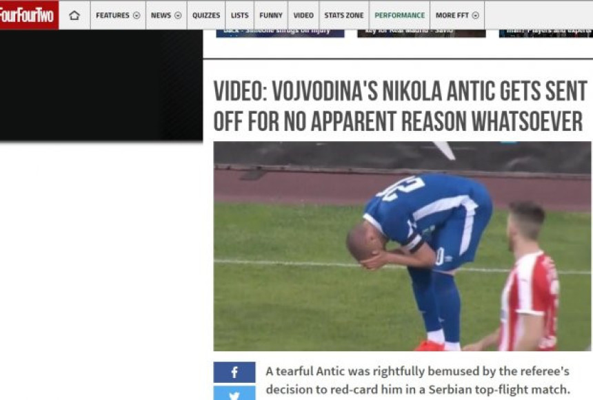 Video: Antićeve suze stigle i do Engleske!