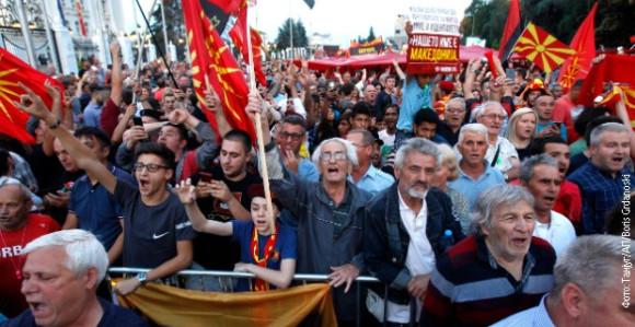 Antivladin miting večeras u Skopju