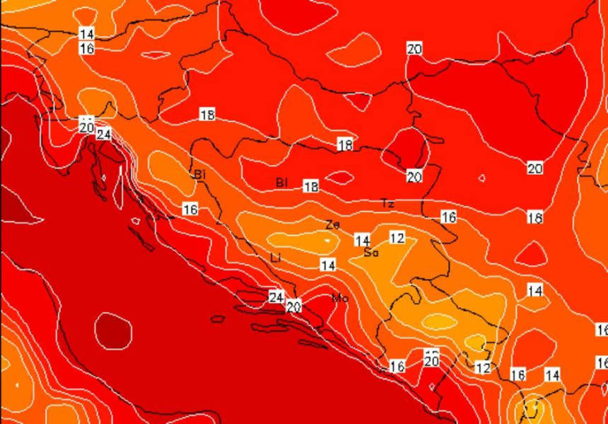 Narandžasti alarm upaljen i u BiH