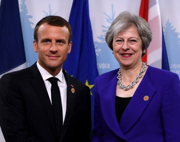 Bregzit tema Makrona i Mejove