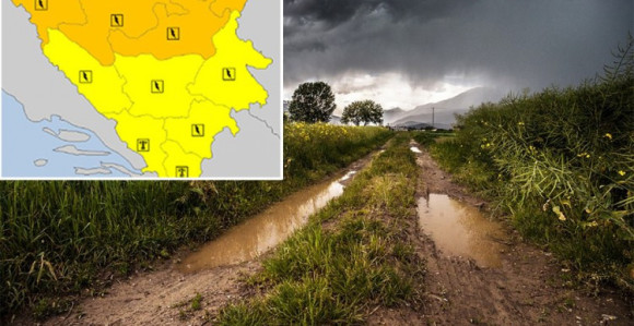 Upozorenje zbog jakog nevremena