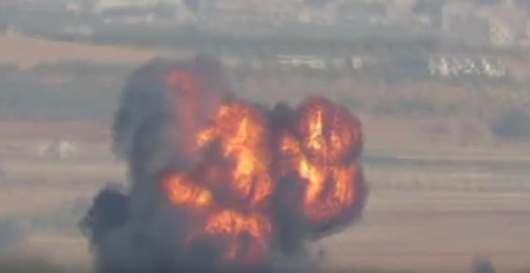 Уз 'Алаху акбар' оборили руски хеликоптер?