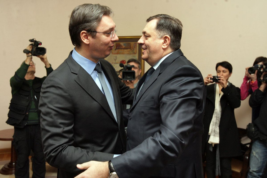 Sastanak Dodika i Vučića u Beogradu