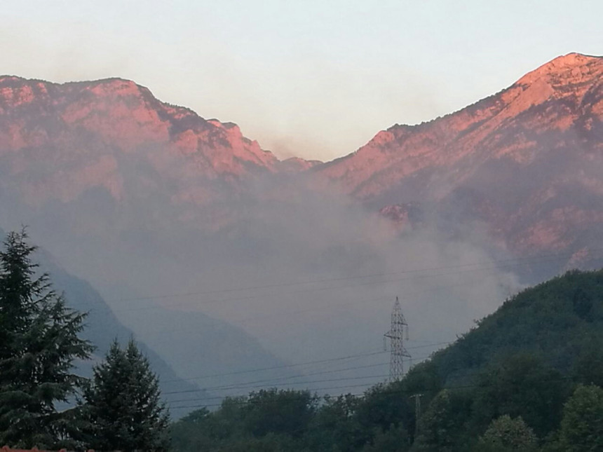 Požar na Rujištu i Čvrsnici