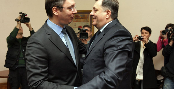 Sastanak Dodika i Vučića u Beogradu