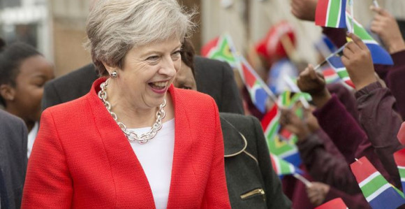 Šale na račun premijerke Mej