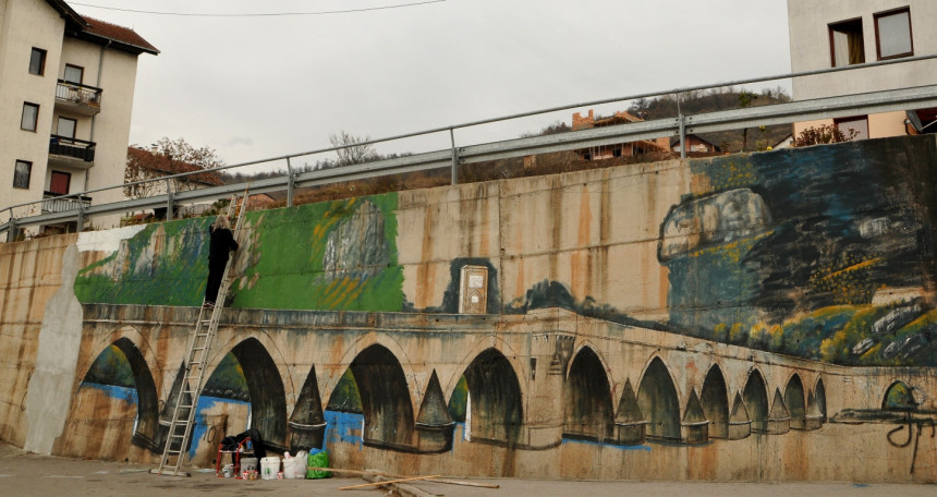 Višegrad postaje mjesto murala