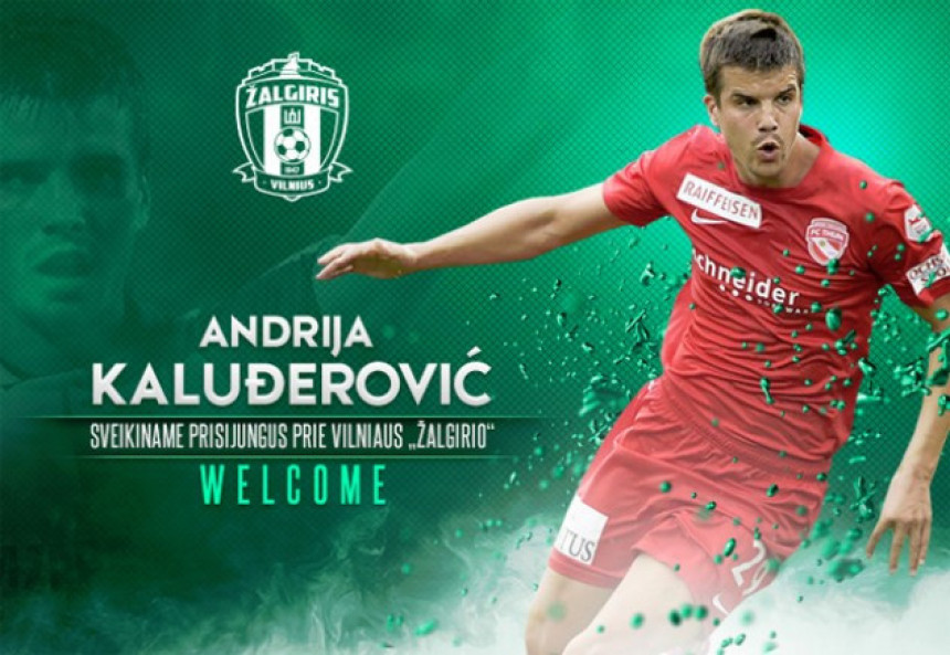 Andrija Kaluđerović najproduktivniji igrač godine u Litvaniji!