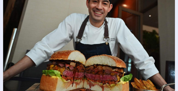 Ovaj restoran nudi "zlatni džinovski burger"